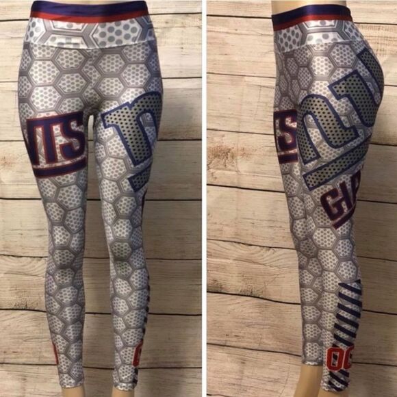 NY Giants Silky Leggings New - Picture 1 of 1